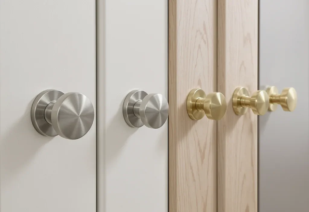 Guide to choosing cabinet pulls and knobs for shaker, flat-panel, and raised-panel cabinet door styles