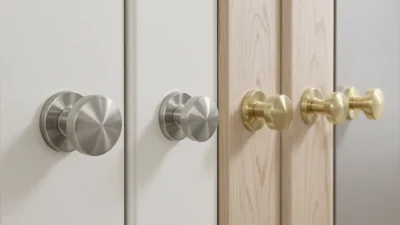 Guide to choosing cabinet pulls and knobs for shaker, flat-panel, and raised-panel cabinet door styles